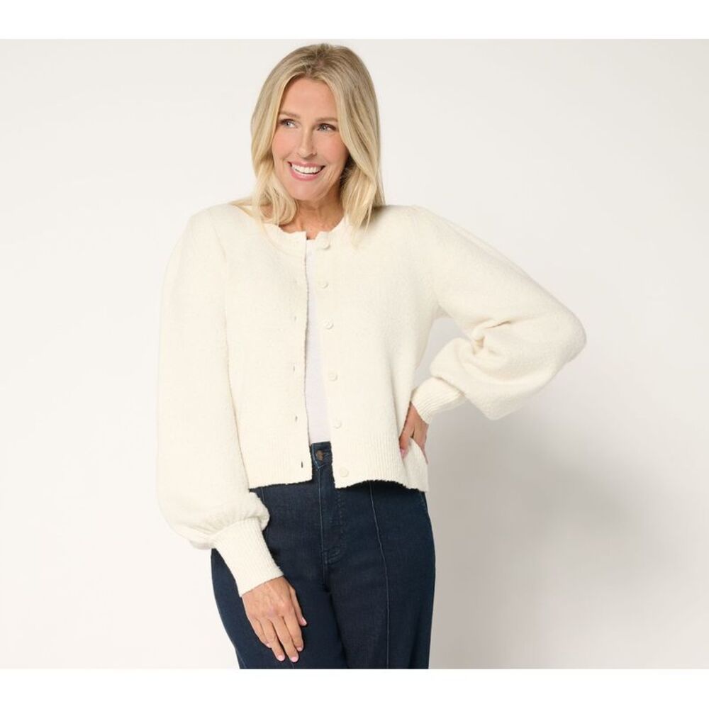 Me by Jennie Garth Women's Top Sweater Sz L Make Your Selection: White